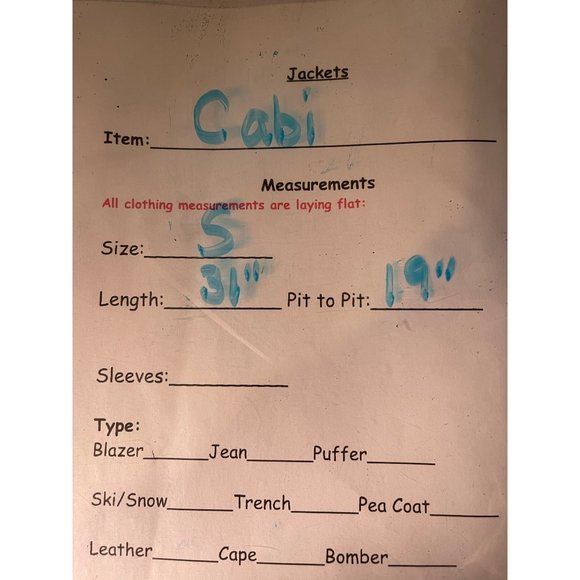 Cabi The Times Black White Jacket Blazer Cardigan Women’s Size S - Picture 6 of 6